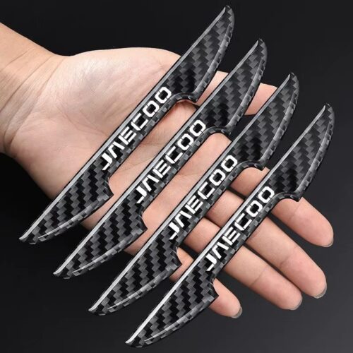 Carbon Fiber Door Stickers for Jaecoo 4PCS Scratch Protection Decals