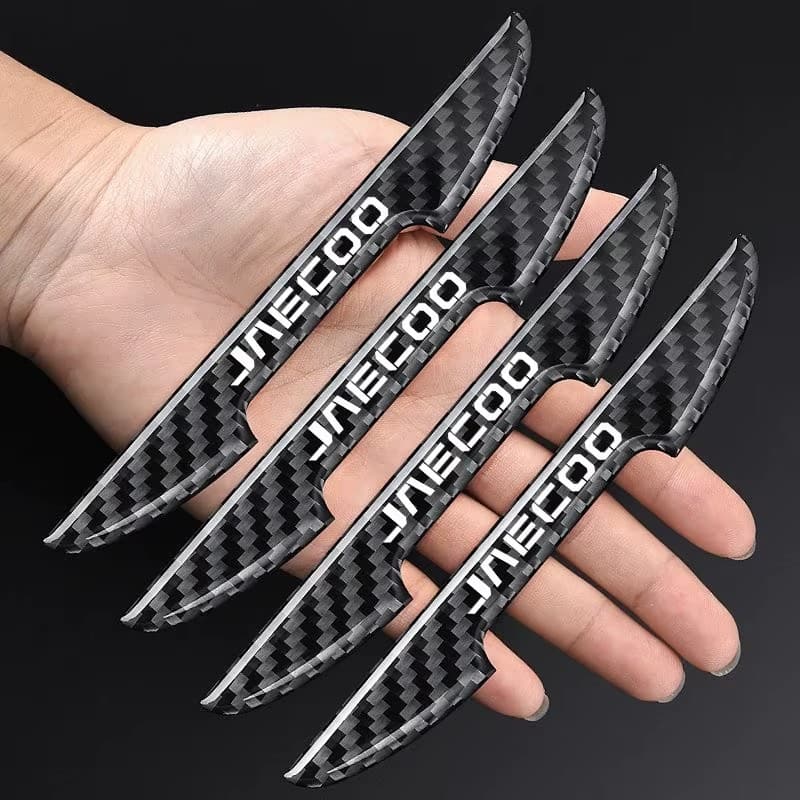 Carbon Fiber Door Stickers for Jaecoo 4PCS Scratch Protection Decals