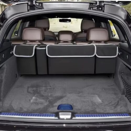 High Capacity Oxford Car Rear Seat Back Organizer Foldable Multi Pocket Trunk Storage for Jaecoo