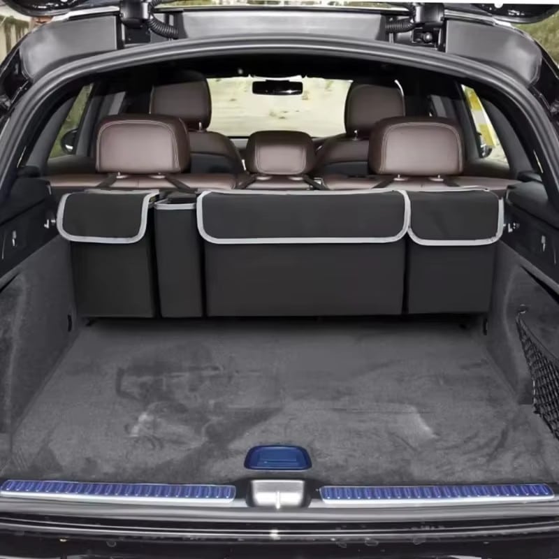 High Capacity Oxford Car Rear Seat Back Organizer Foldable Multi Pocket Trunk Storage for Jaecoo