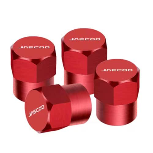 Jaecoo Metal Dust Caps Red